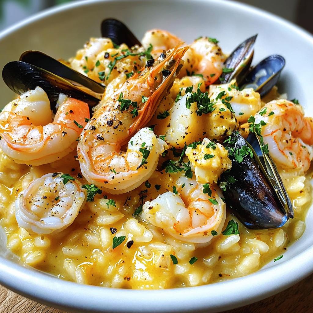 Seafood Risotto - detail 1