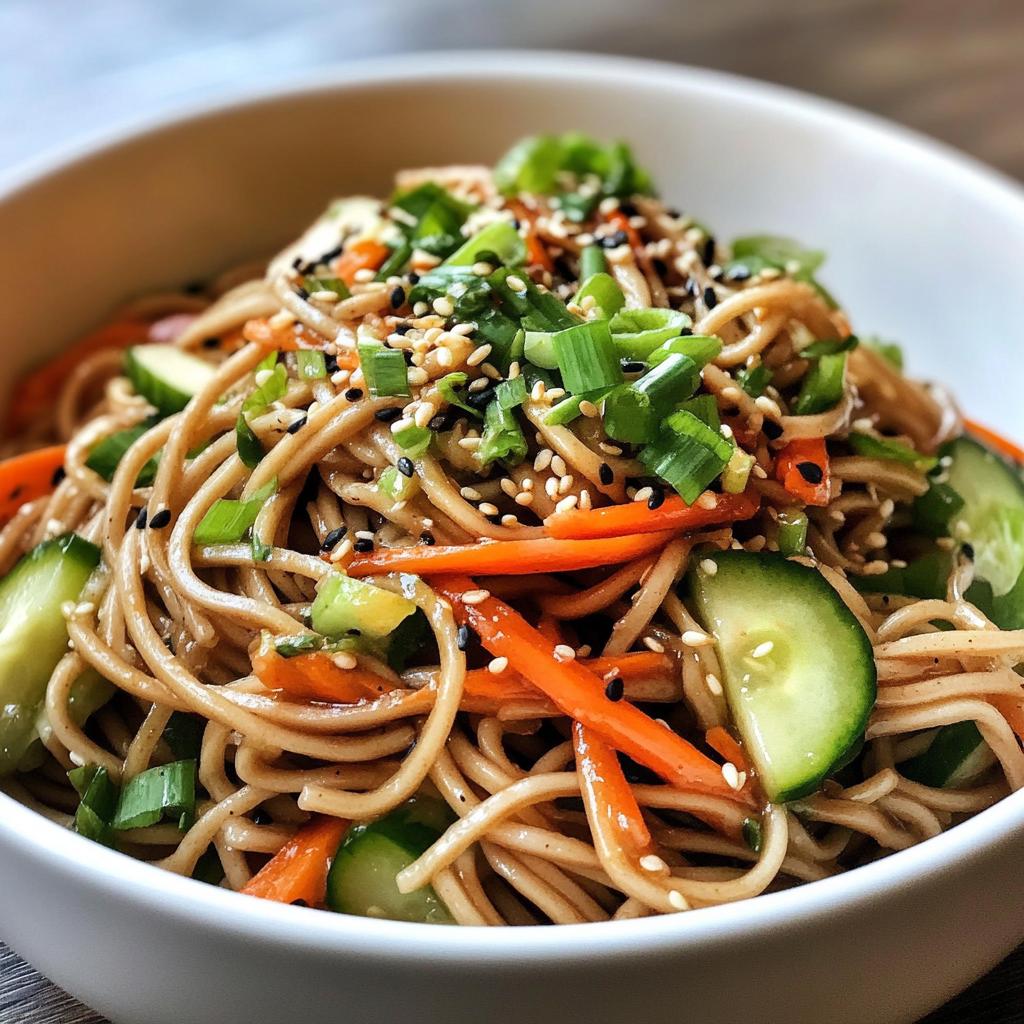 Soba Noodle Salad with Sesame Dressing - detail 1