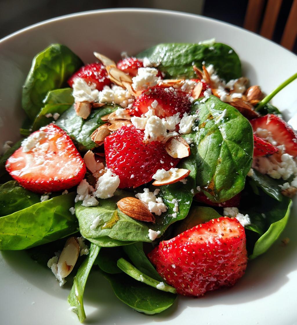 Spinach and Strawberry Salad