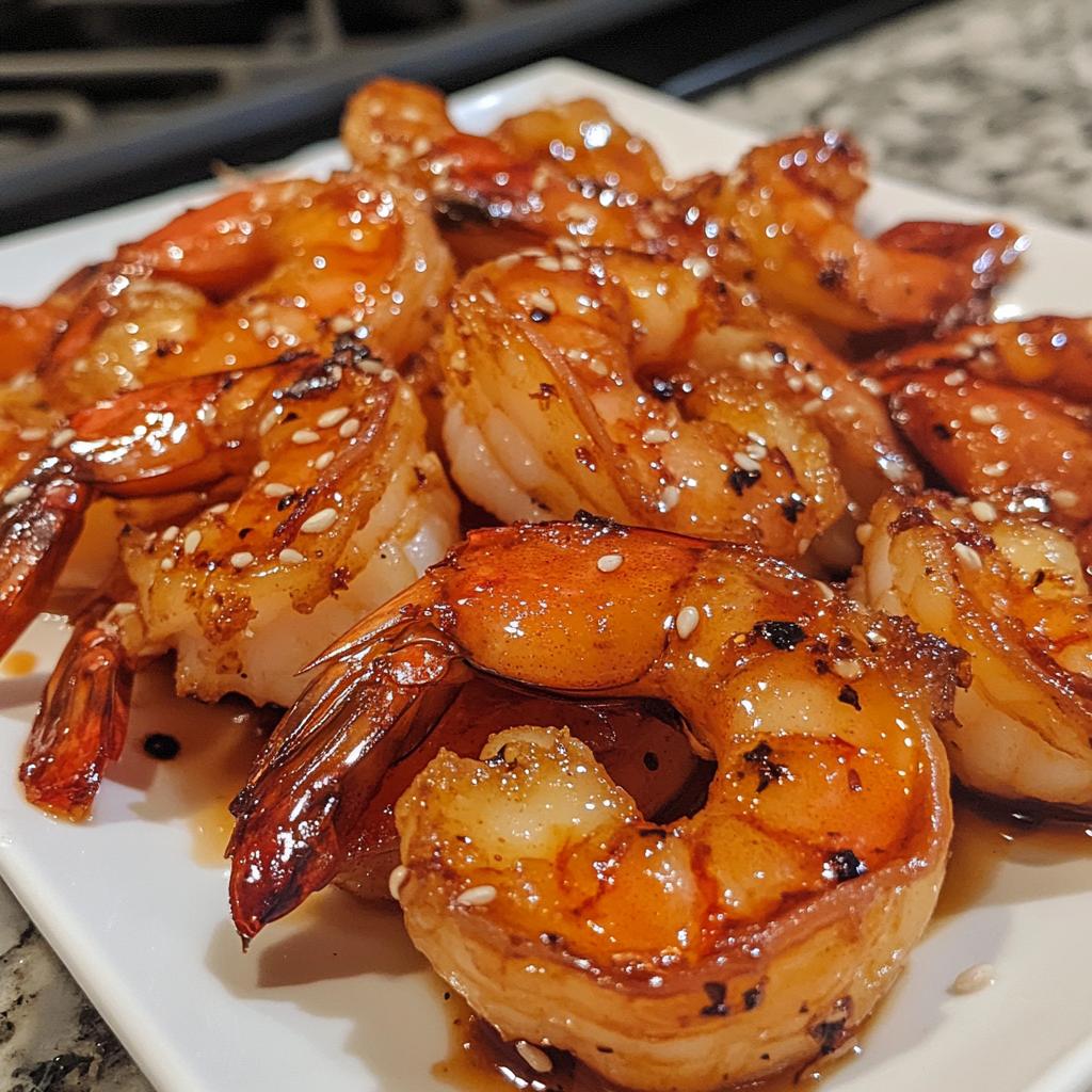 Sweet and Spicy Baked Shrimp