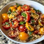 Tomato Basil Quinoa Salad