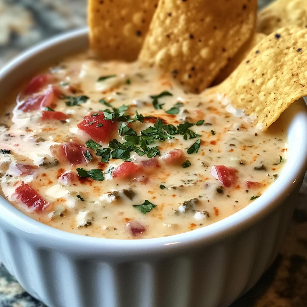 creamy rotel ranch queso recipe