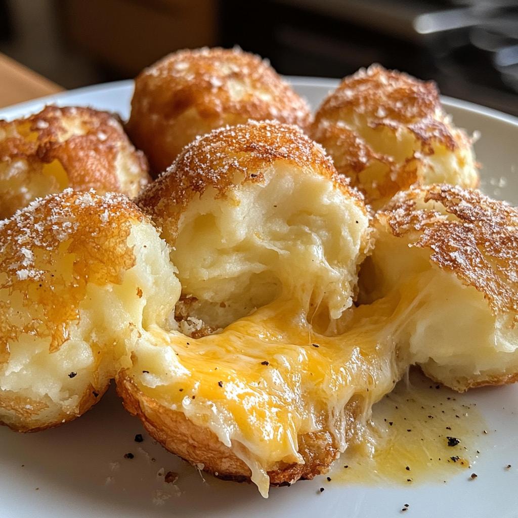 mashed potato cheese puffs