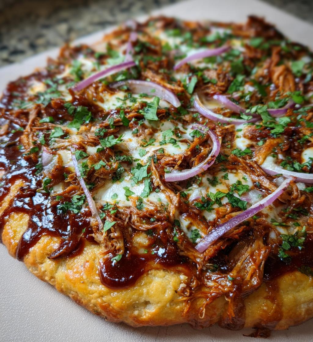 BBQ Pulled Pork Pizza