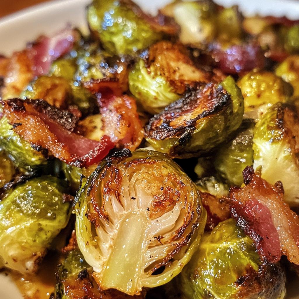 Roasted Brussels Sprouts with Bacon