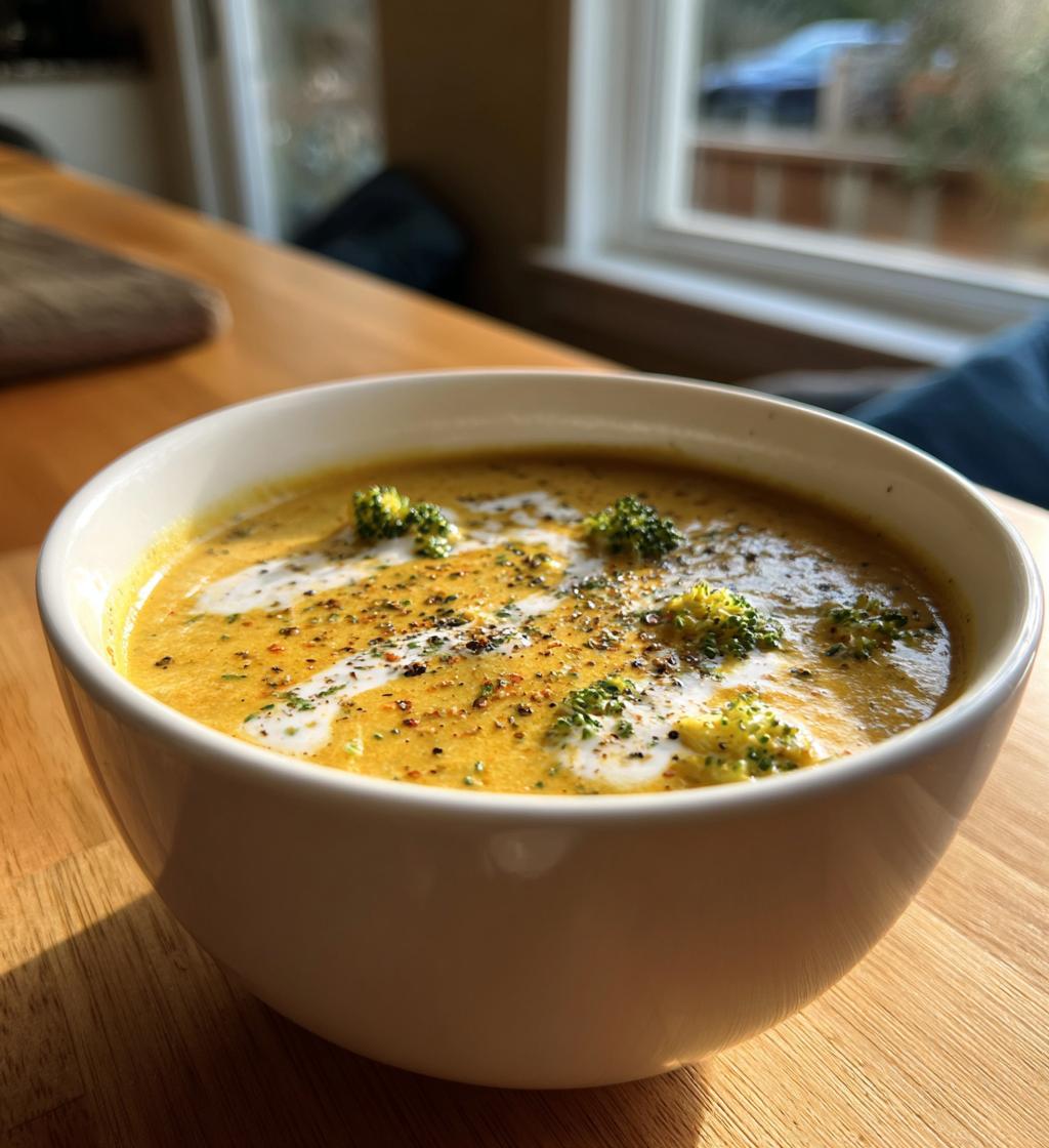 baked potato and broccoli soup