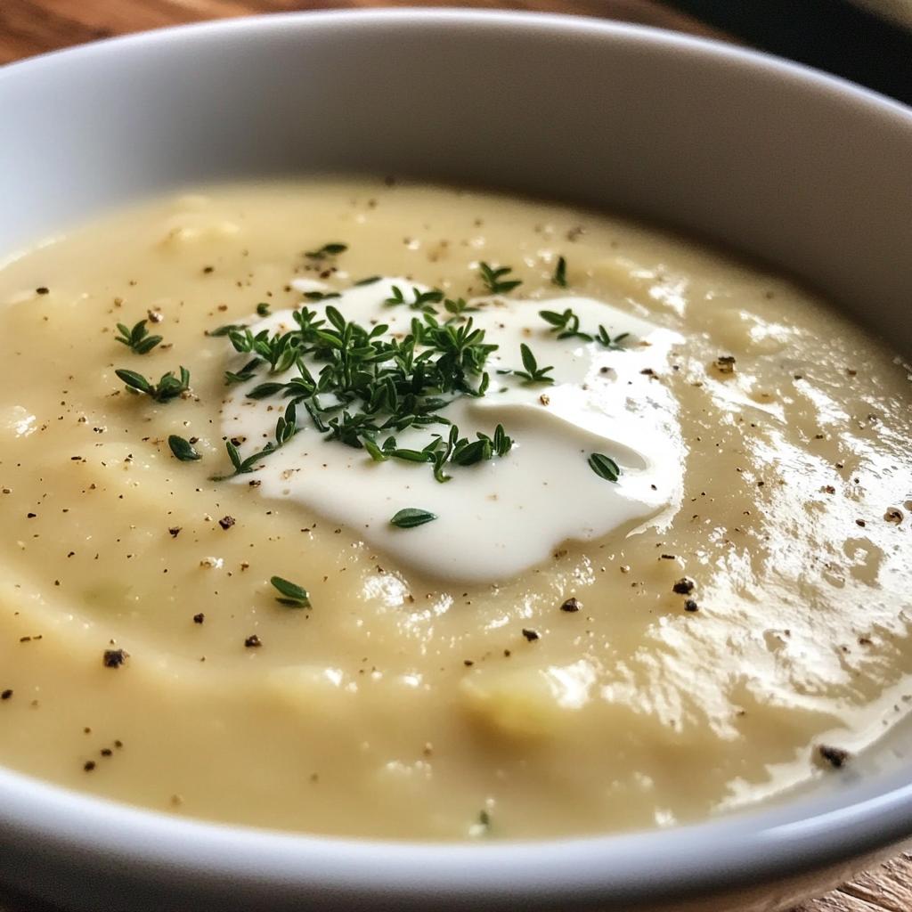 baked potato and leek soup