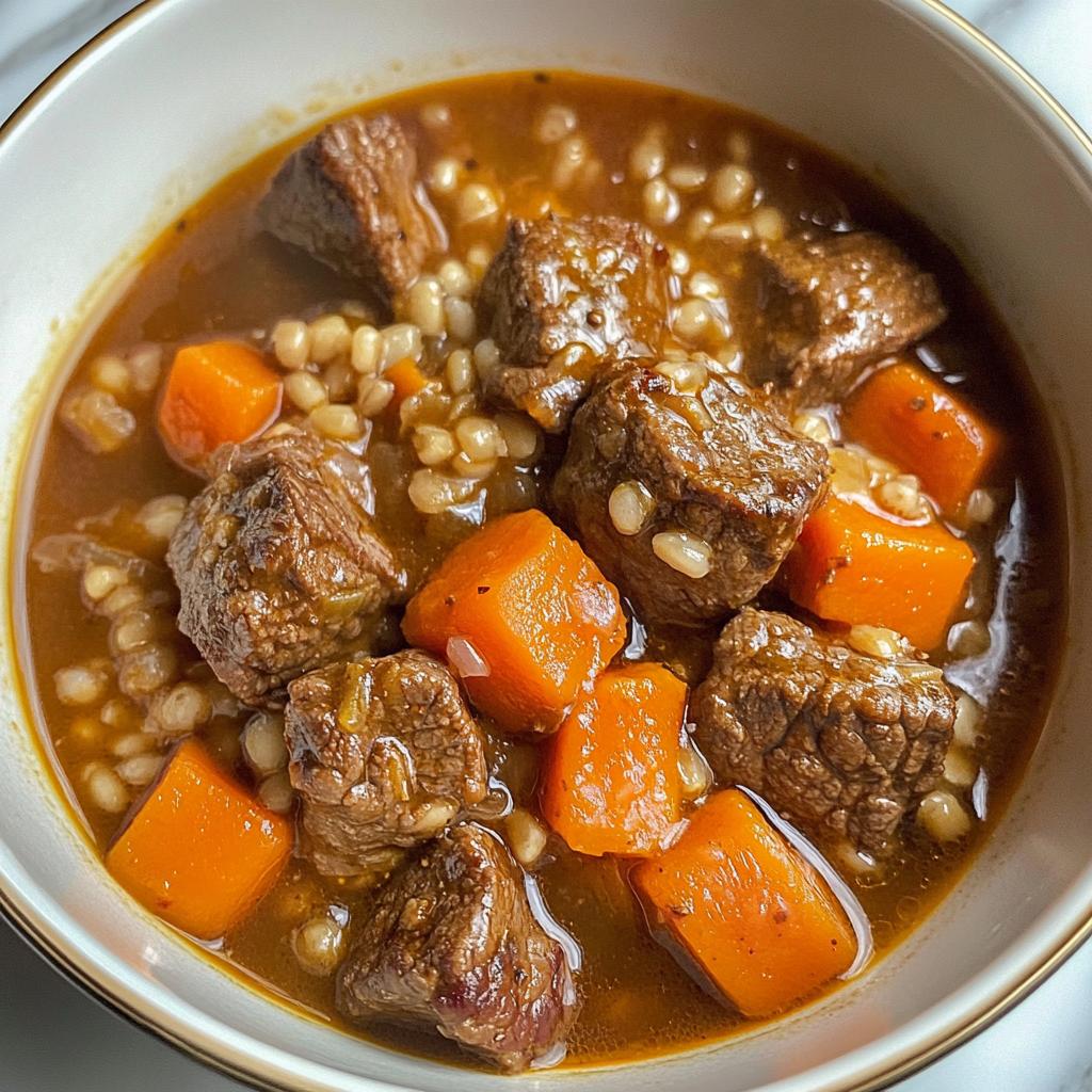 barley beef stew