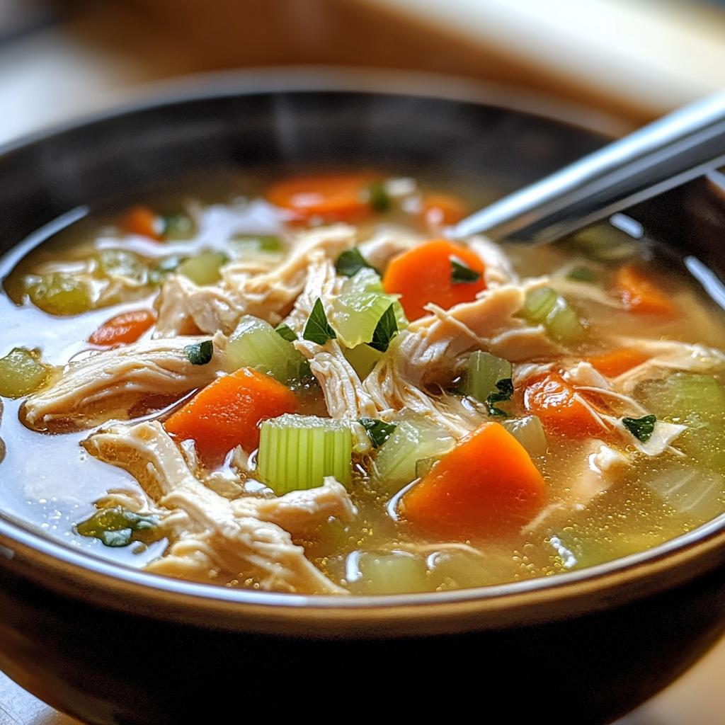 chicken no noodle soup - detail 1