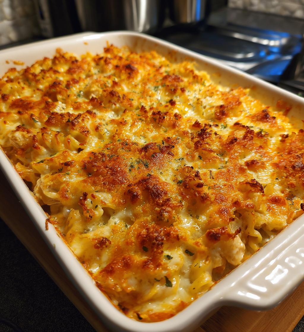 chicken noodle casserole no soup