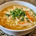 chicken noodle egg drop soup