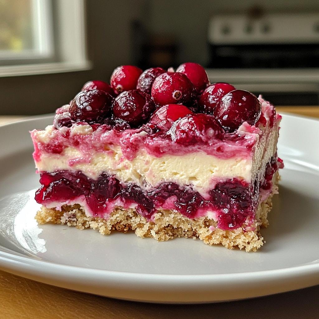 cranberry bars with cream cheese frosting recipe