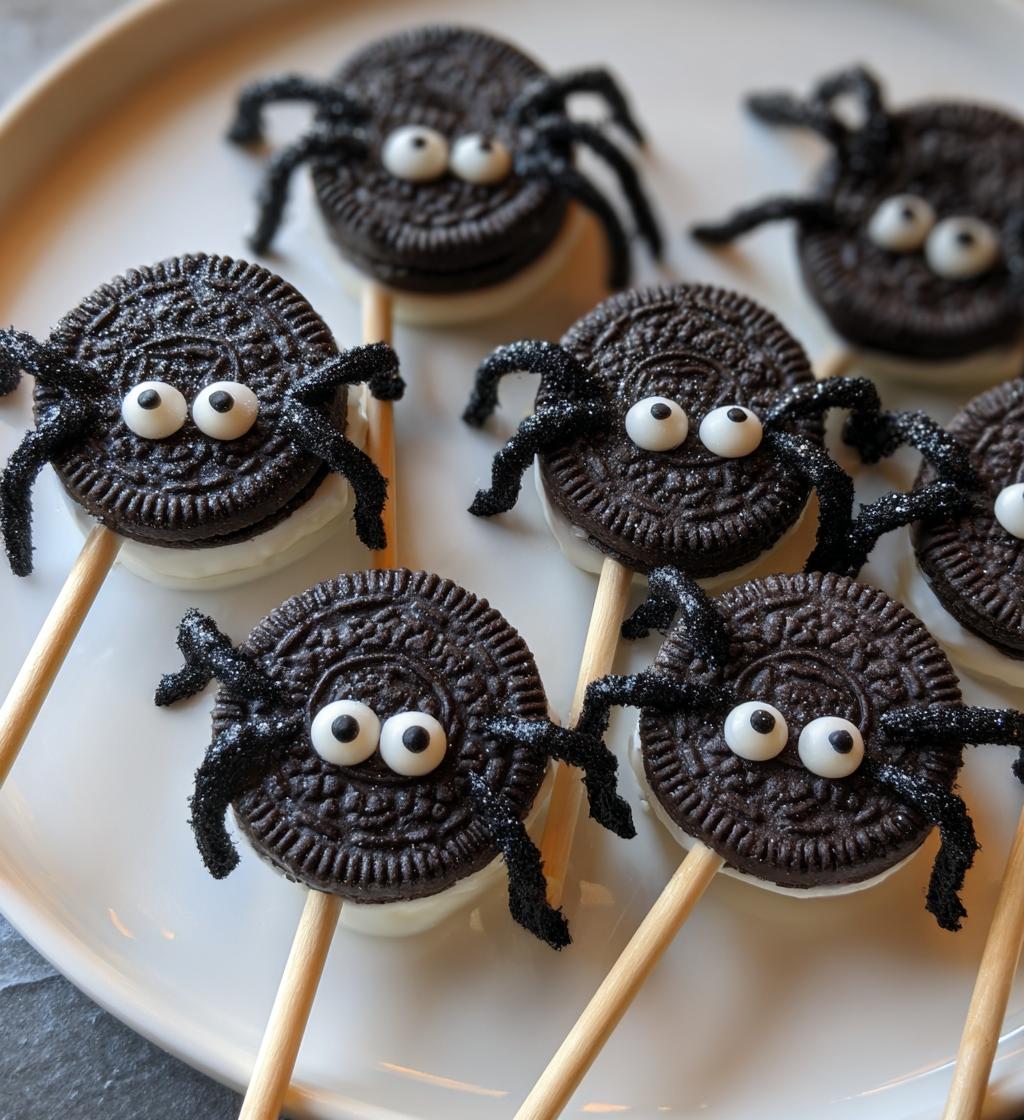 glowing black widow oreo pops recipe