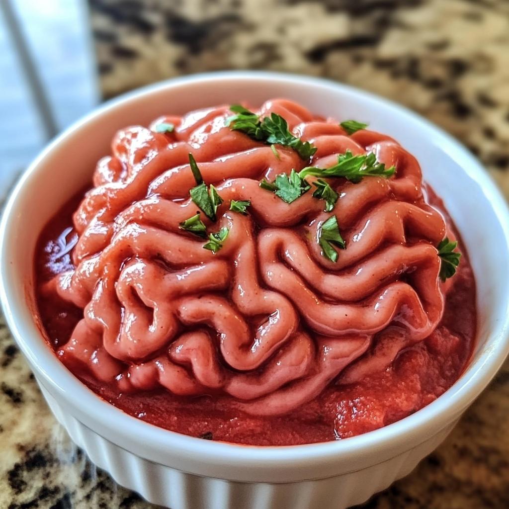 halloween brain dip appetizer recipe