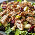 harvest chicken salad with maple dijon dressing recipe