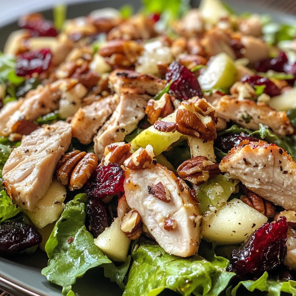 harvest chicken salad with maple dijon dressing recipe