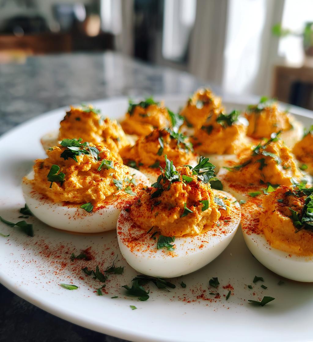 pumpkin deviled eggs recipe