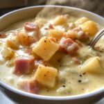cheesy ham & potato soup