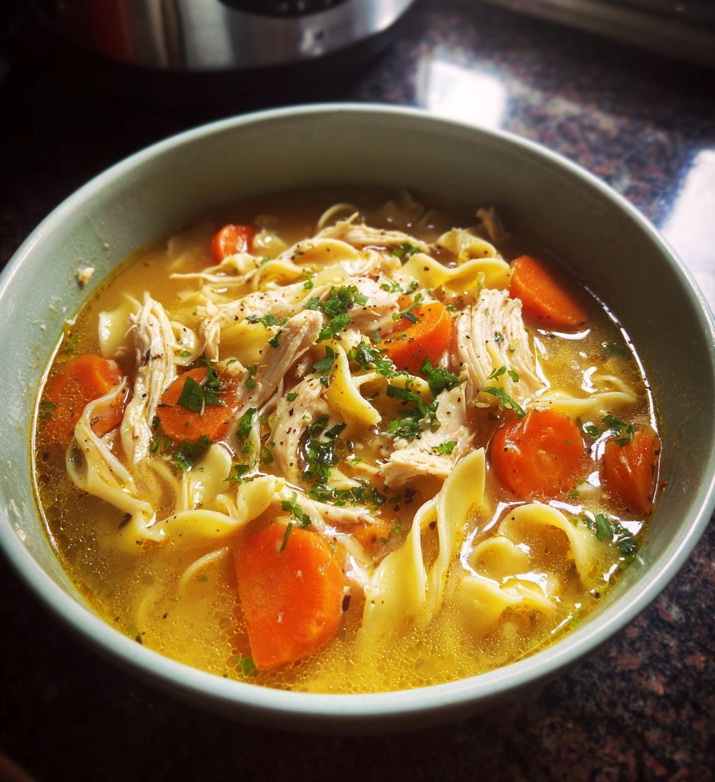 chicken noodle soup cozy cook - detail 1