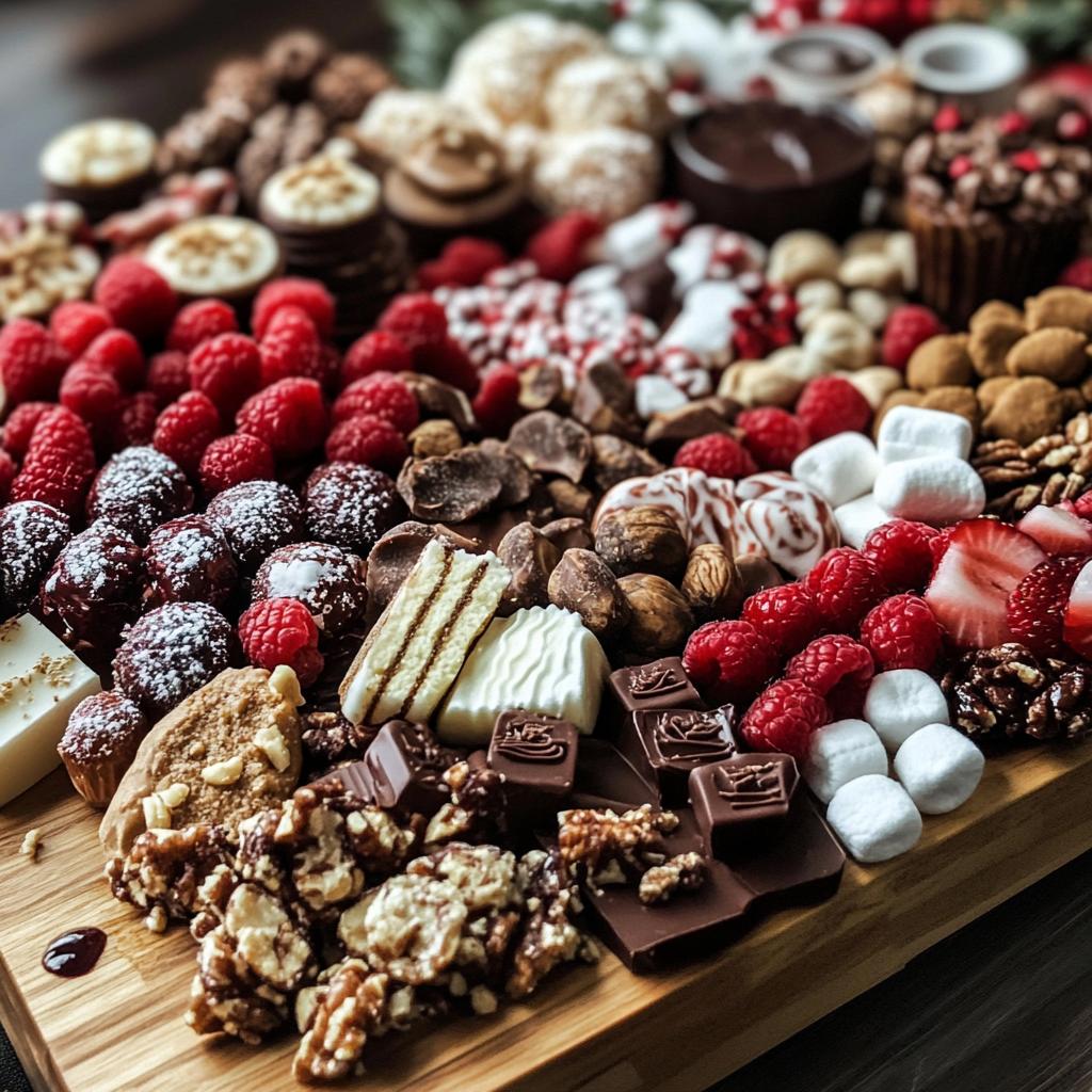 christmas dessert charcuterie board ideas