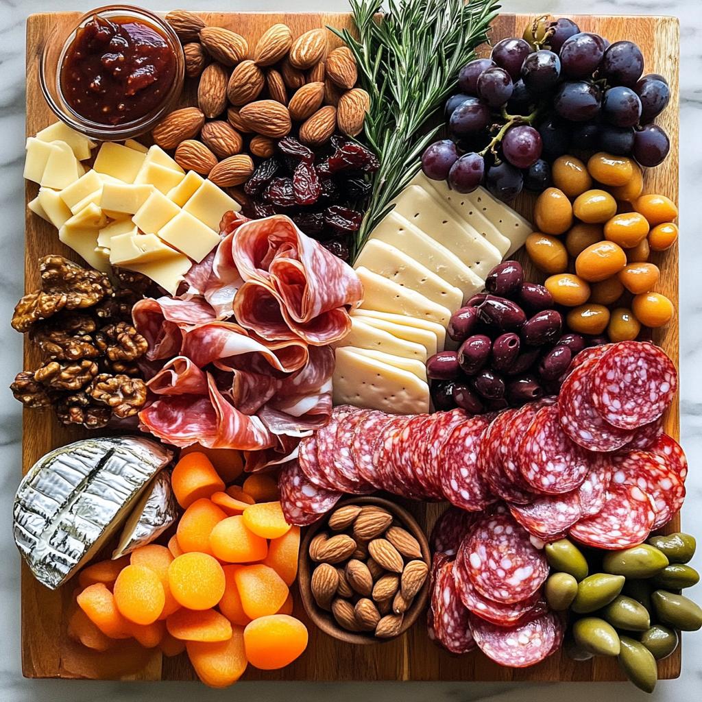 christmas theme charcuterie board