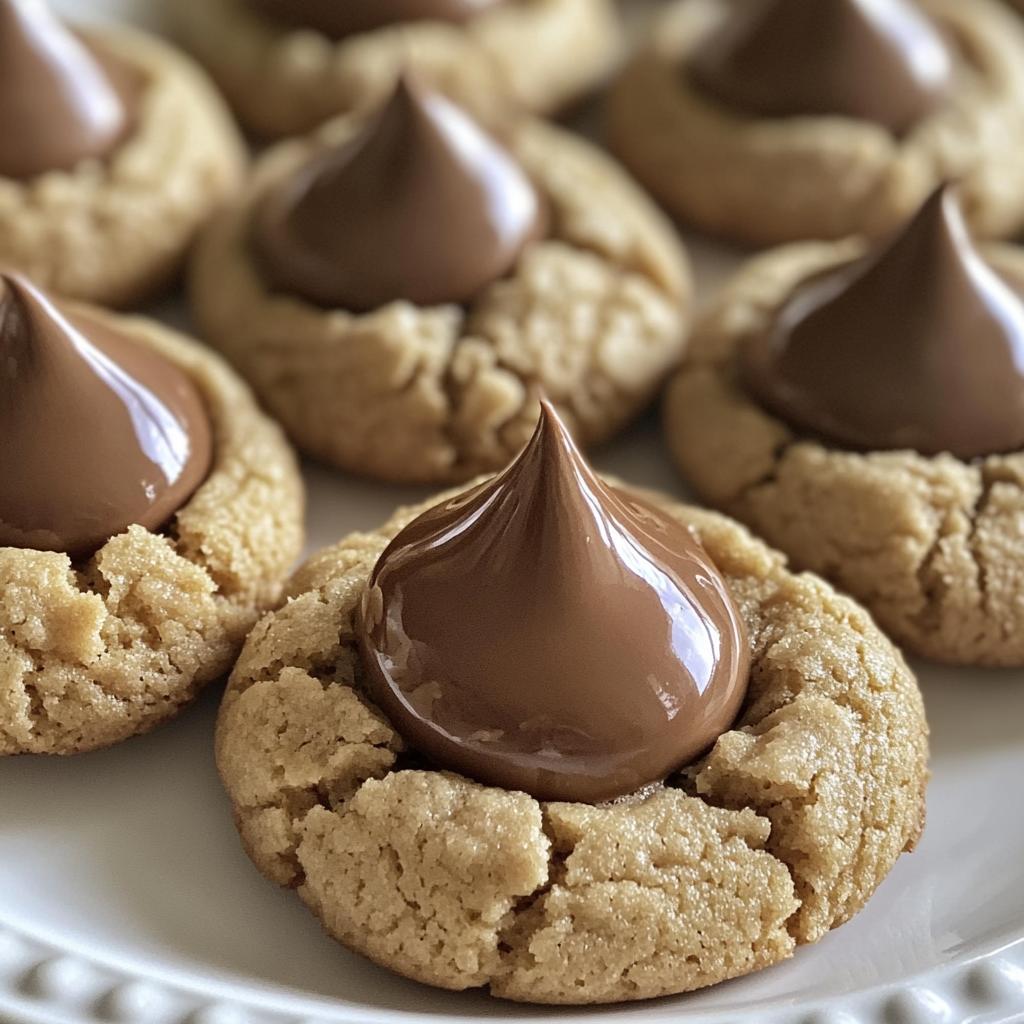 peanut butter blossom cookies