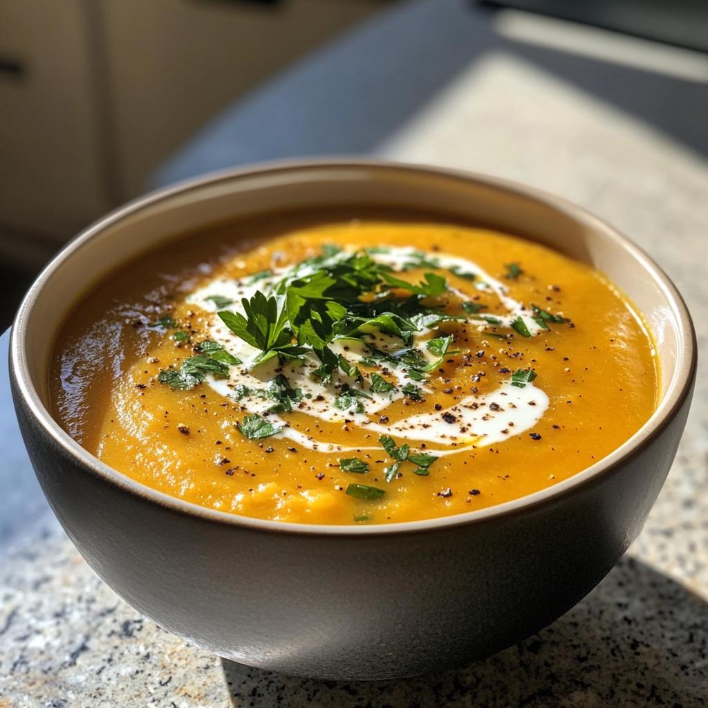 potato and pumpkin soup