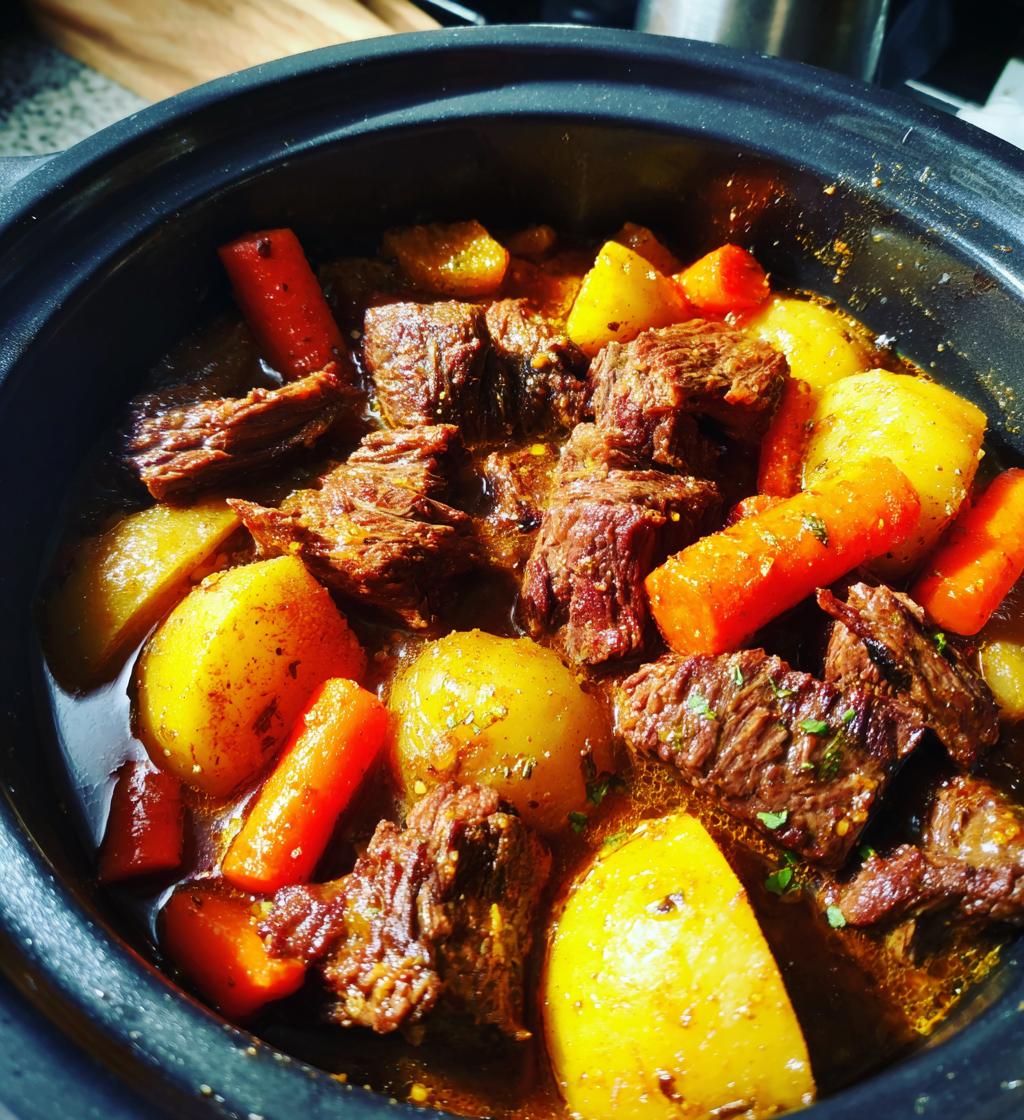 beef chunks recipes crockpot