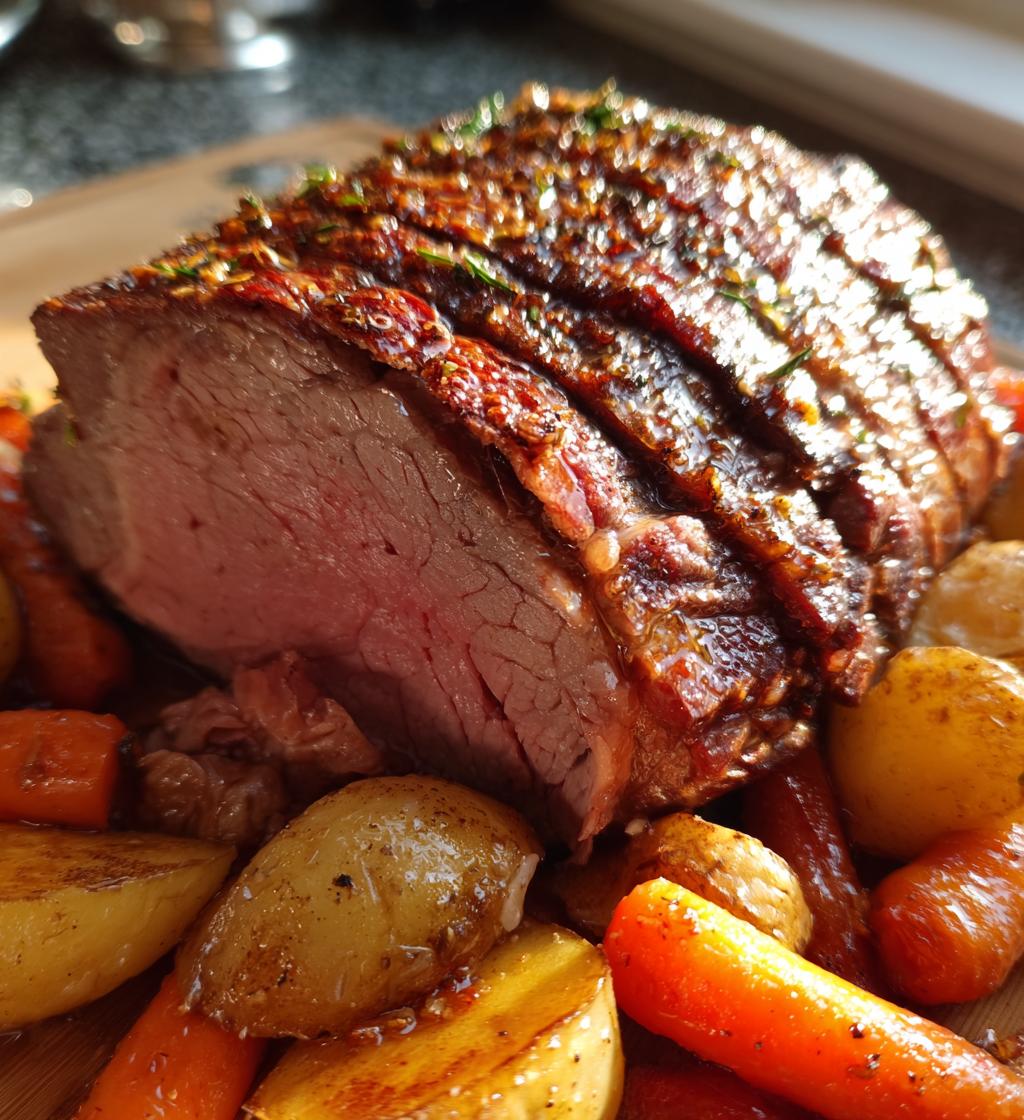 beef rolled rump roast recipes crockpot