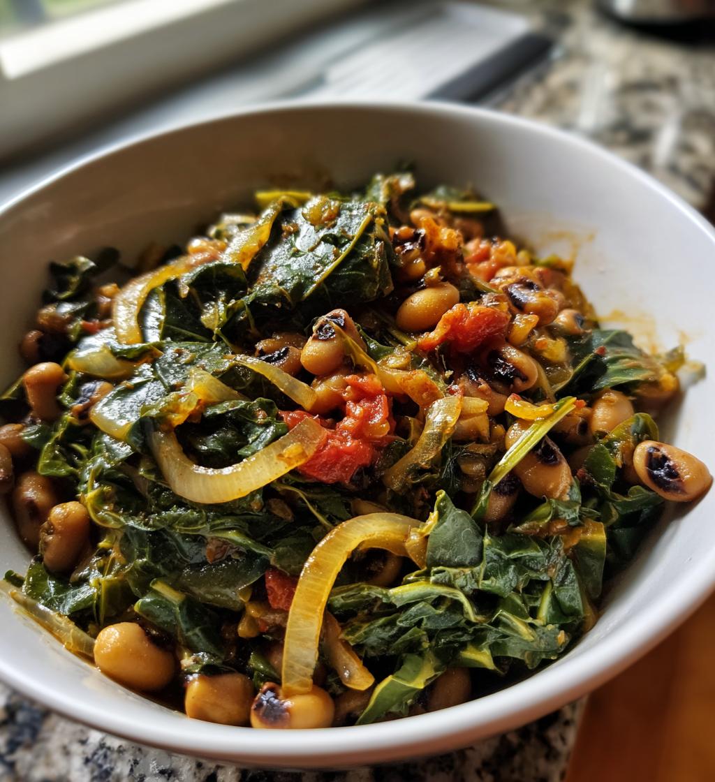 black eyed peas and collard greens recipe