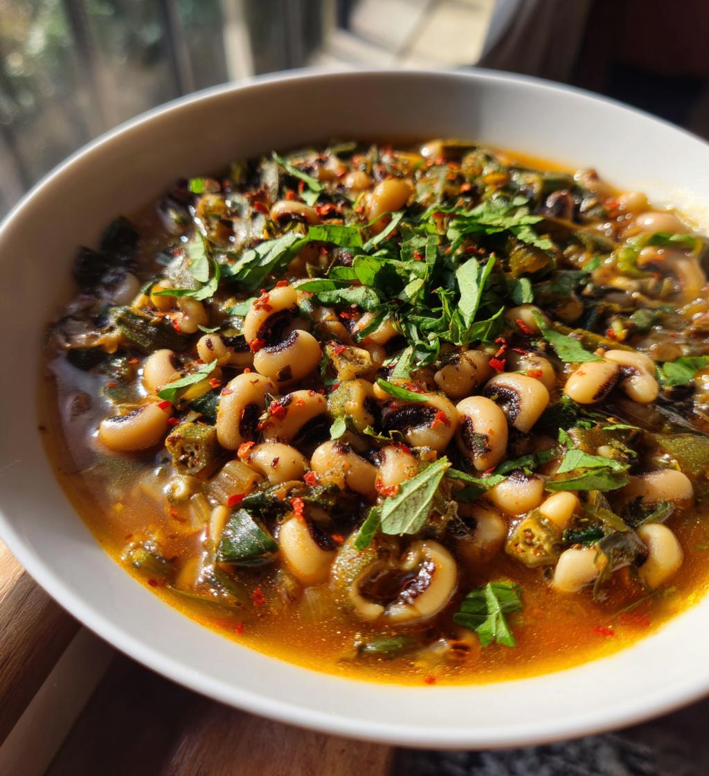 black eyed peas and okra recipe instant pot