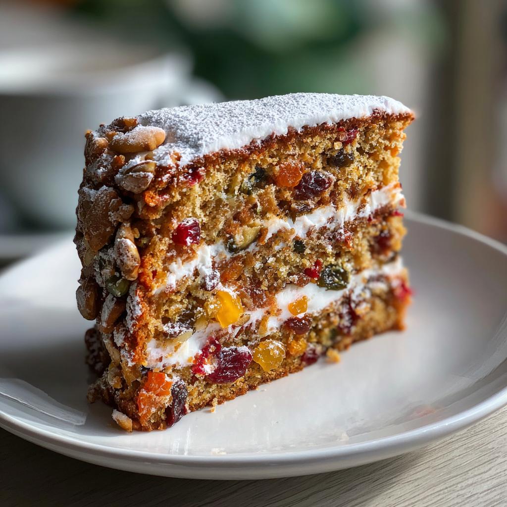 christmas cake photography