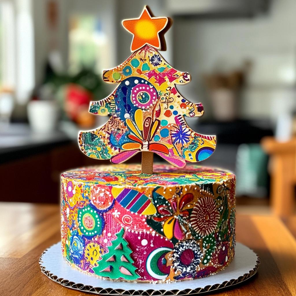 christmas cake topper