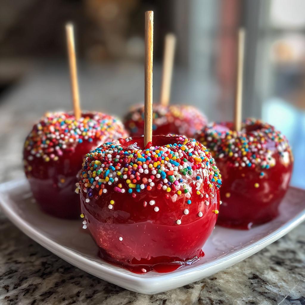 christmas candy apples