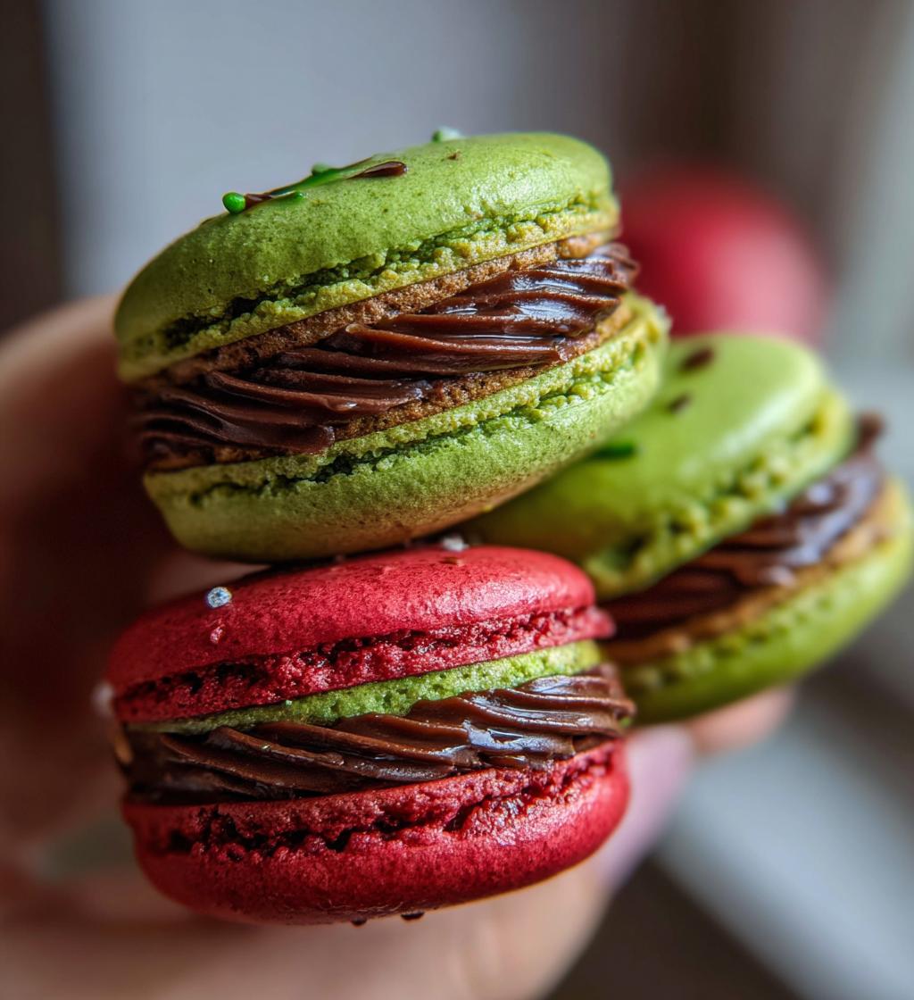 christmas macarons flavors