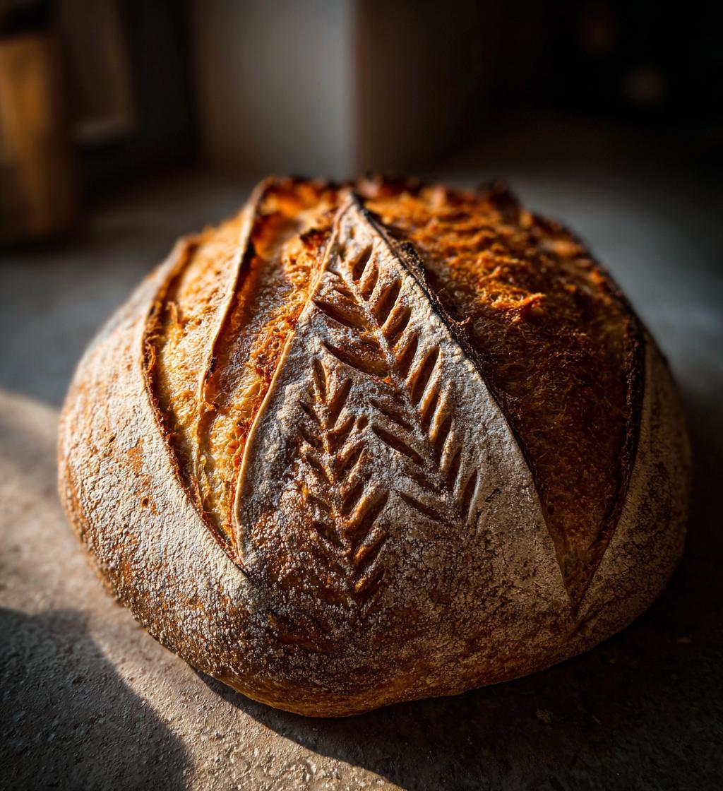 christmas tree sourdough scoring