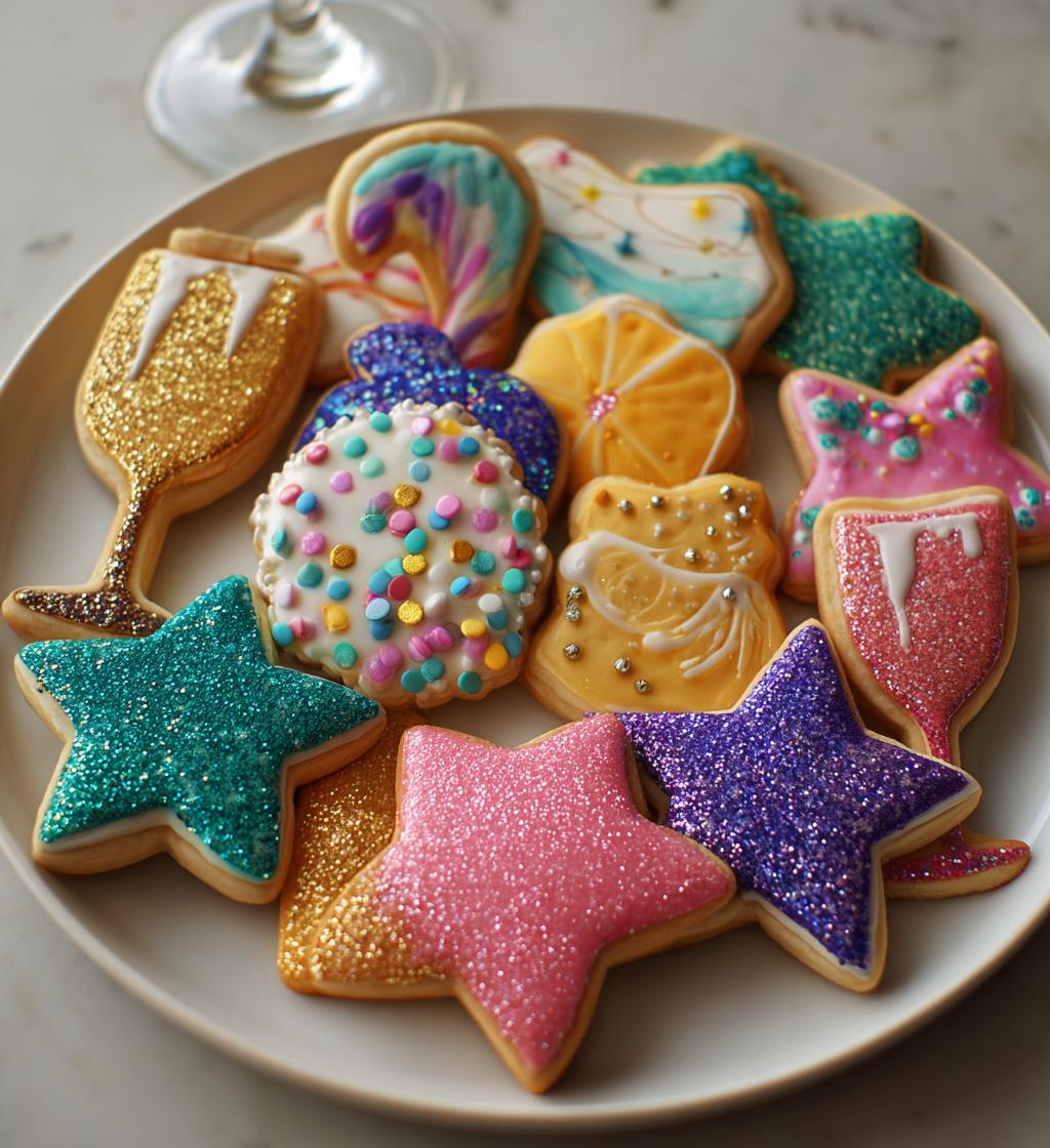 cookie decorating new years