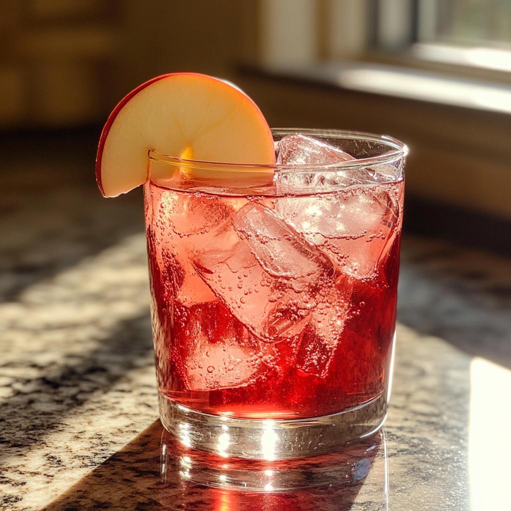 cranberry and apple cider vinegar drink