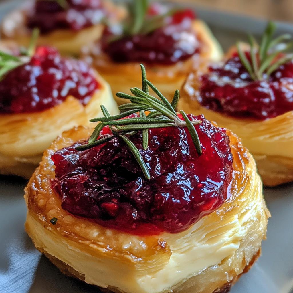 cranberry and brie bites