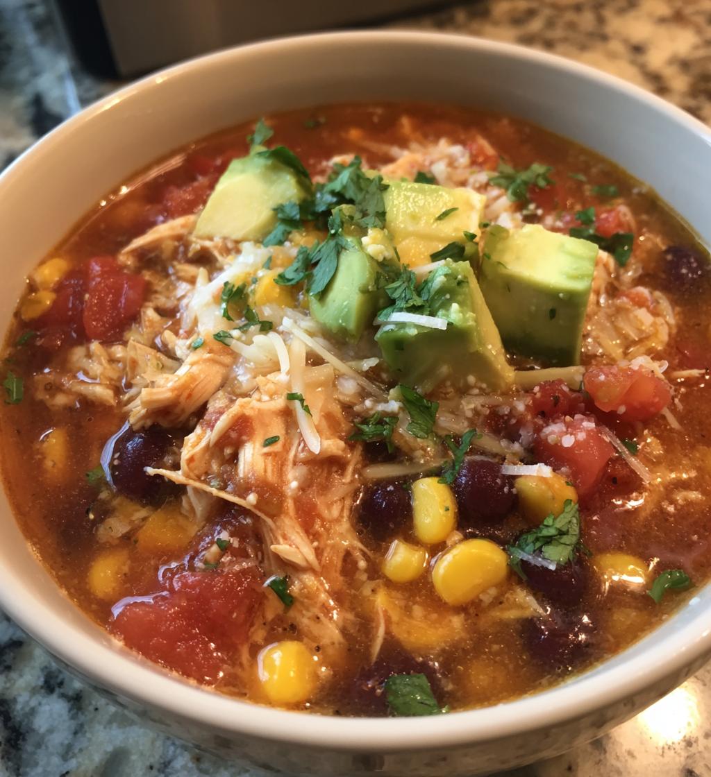 crockpot chicken taco soup recipes