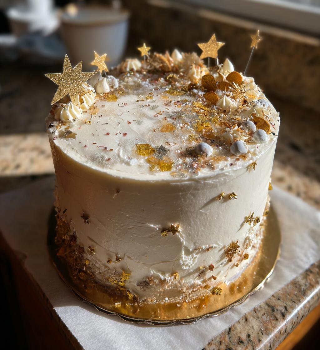 new years cake decorating