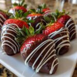new years chocolate covered strawberries
