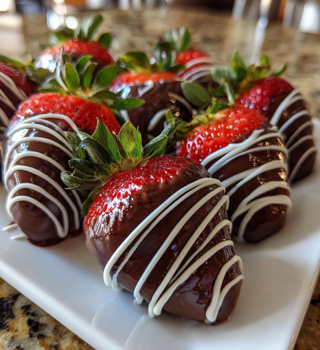 new years chocolate covered strawberries