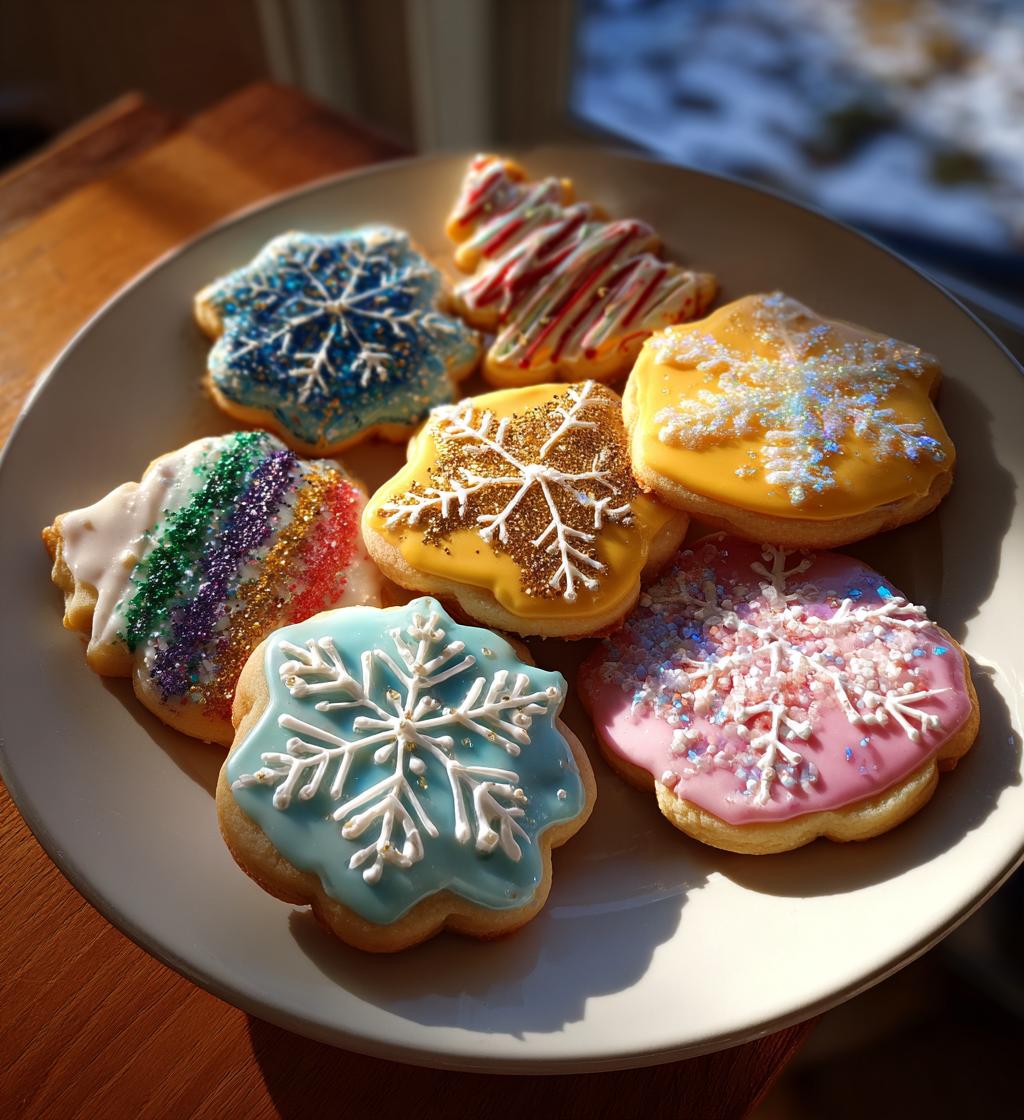 new years cookies decorated