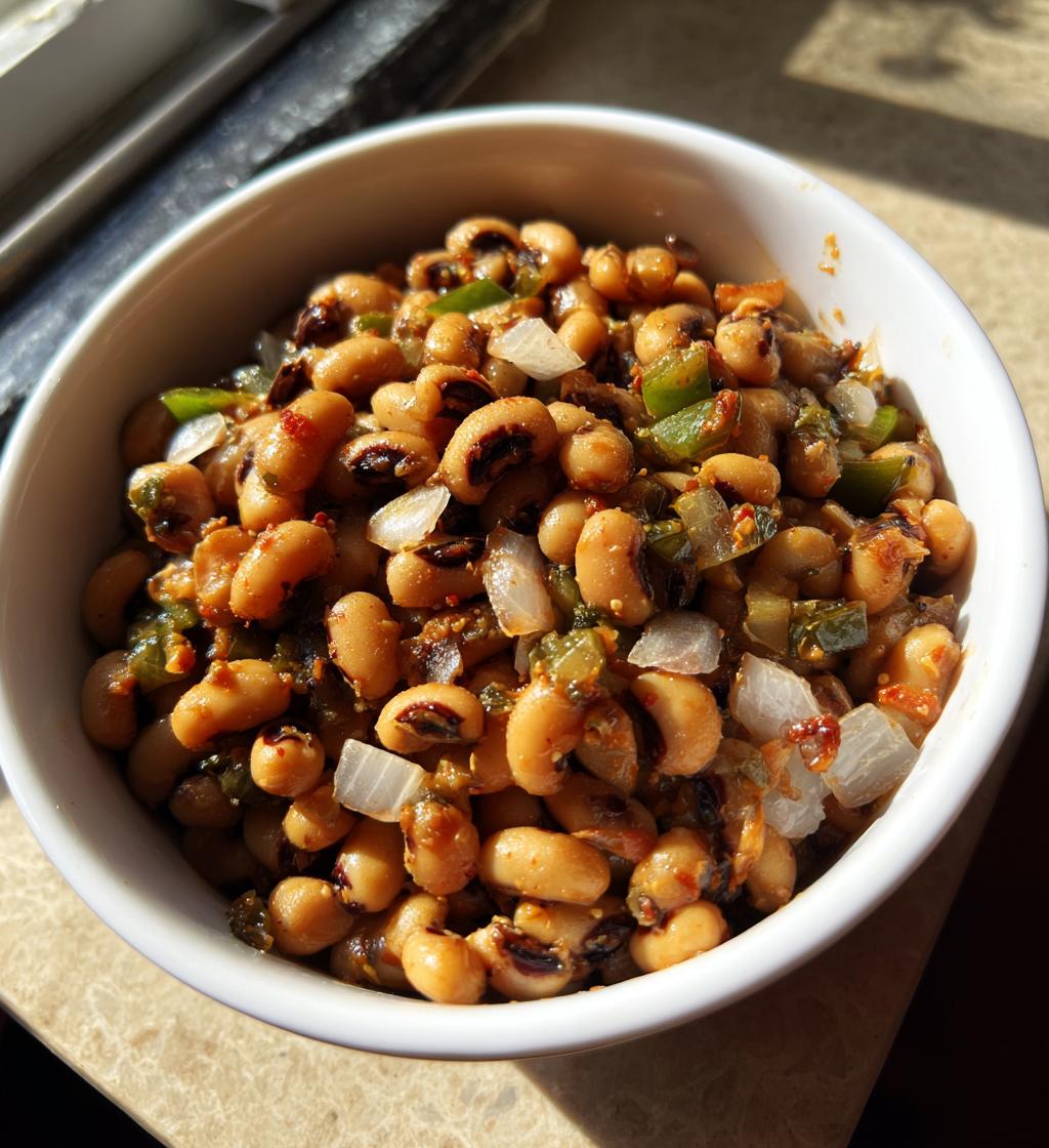 spicy southern black-eyed peas recipe